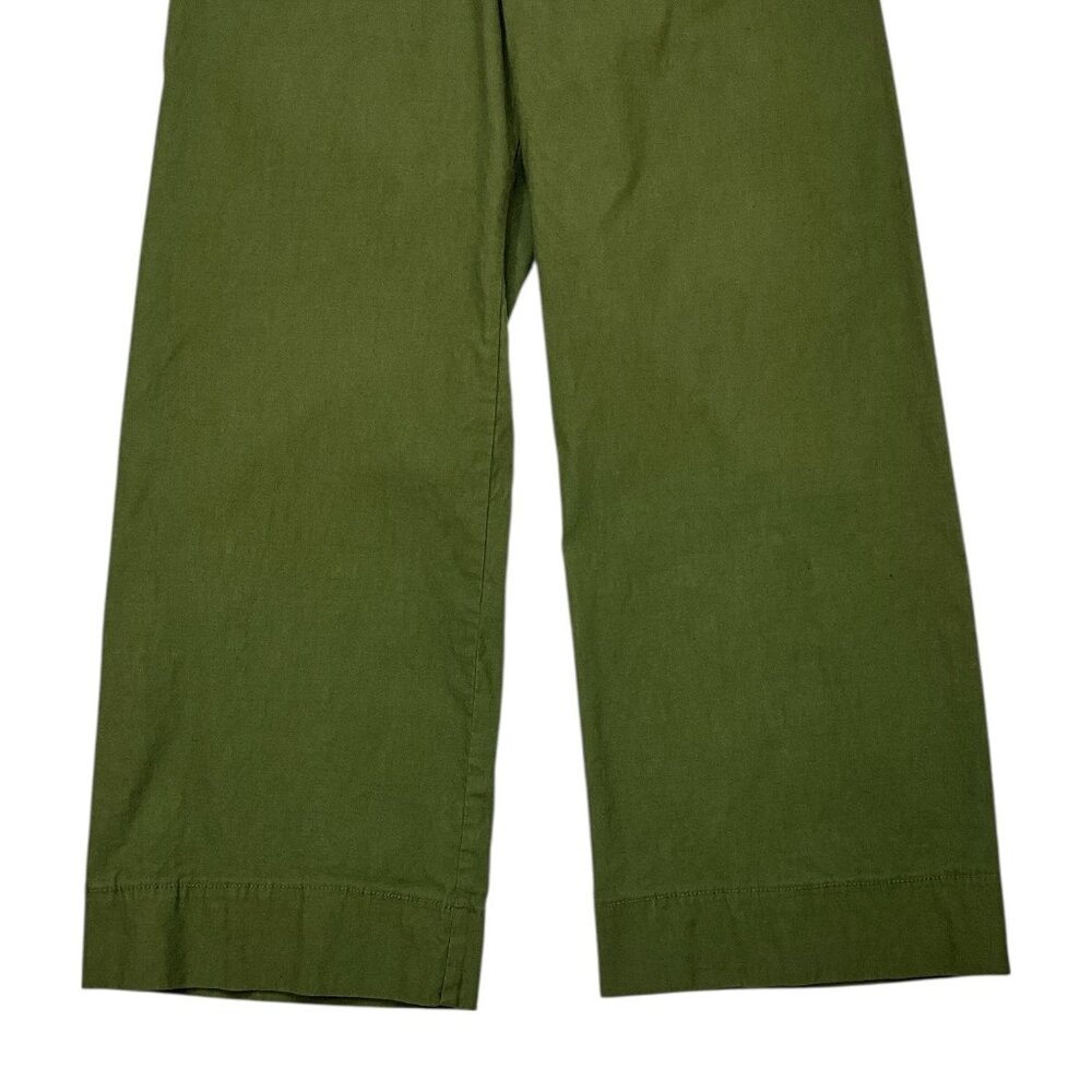 Maeve Colette Olive Green Wide-Leg Pants - Picture 10 of 13
